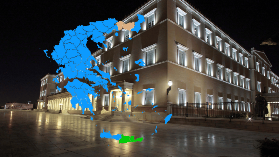 Βουλή- εκλογικός χάρτης